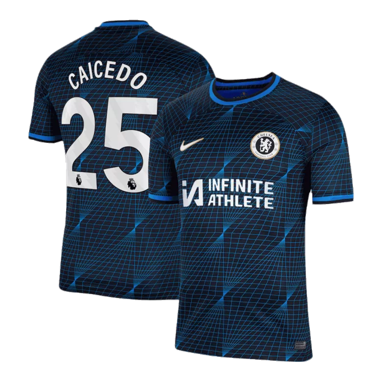 CAICEDO #25 Chelsea Away Soccer Jersey 2023/24 - vstockx