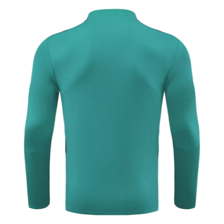 Real Madrid 1/4 Zip Tracksuit 2021/22 Blue - vstockx