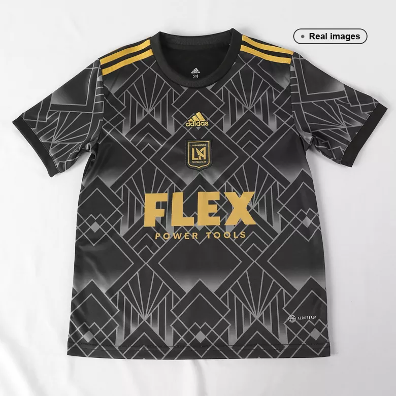 Los Angeles FC Home Kids Soccer Jerseys Kit 2022 - vstockx