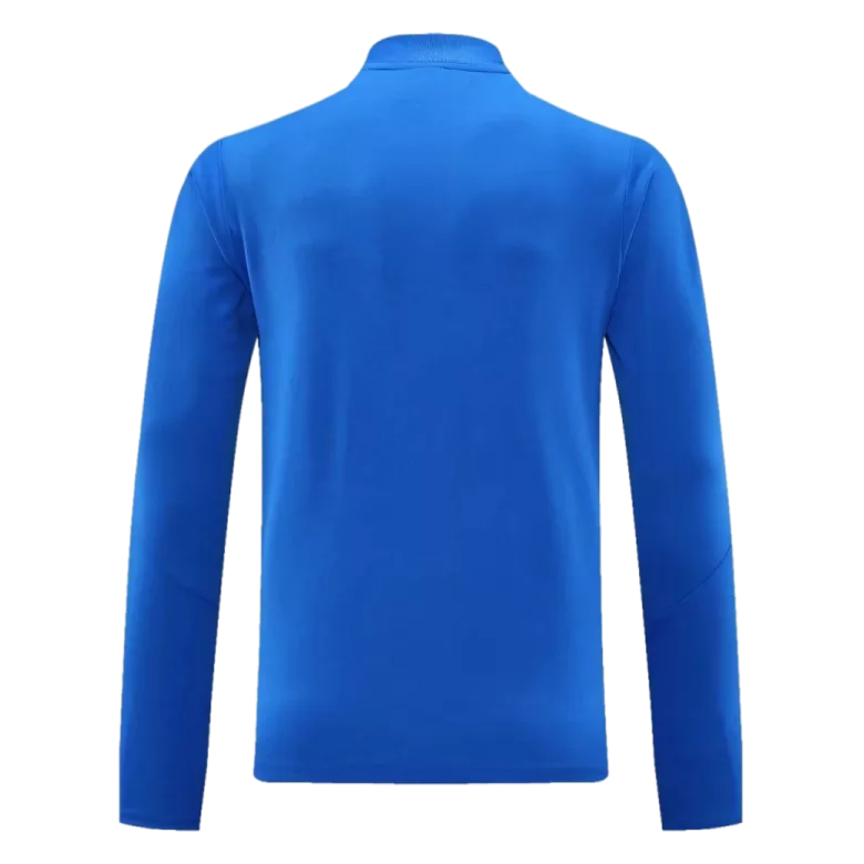 Juventus 1/4 Zip Tracksuit 2021/22 Blue - vstockx