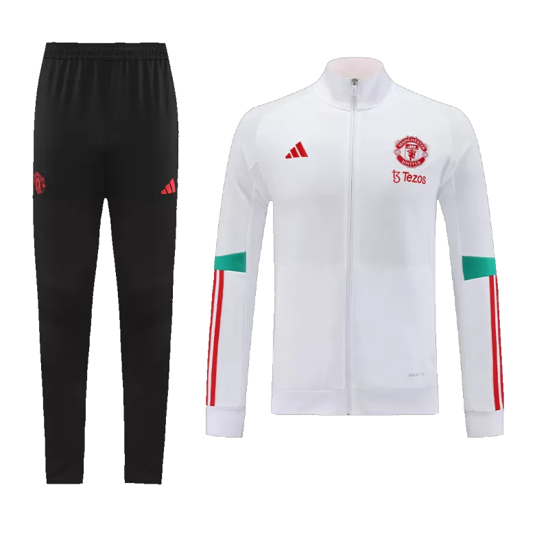 Manchester United Tracksuit 2023/24 White - vstockx