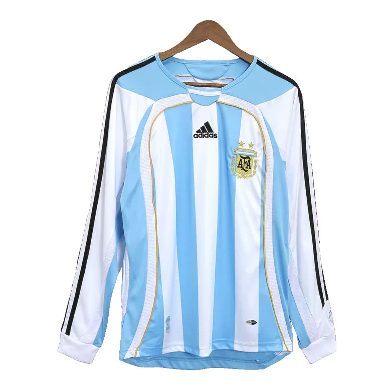 Vintage Soccer Jersey Argentina Home Long Sleeve 2006 - vstockx