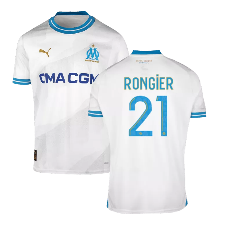 RONGIER #21 Marseille Home Soccer Jersey 2023/24 - vstockx