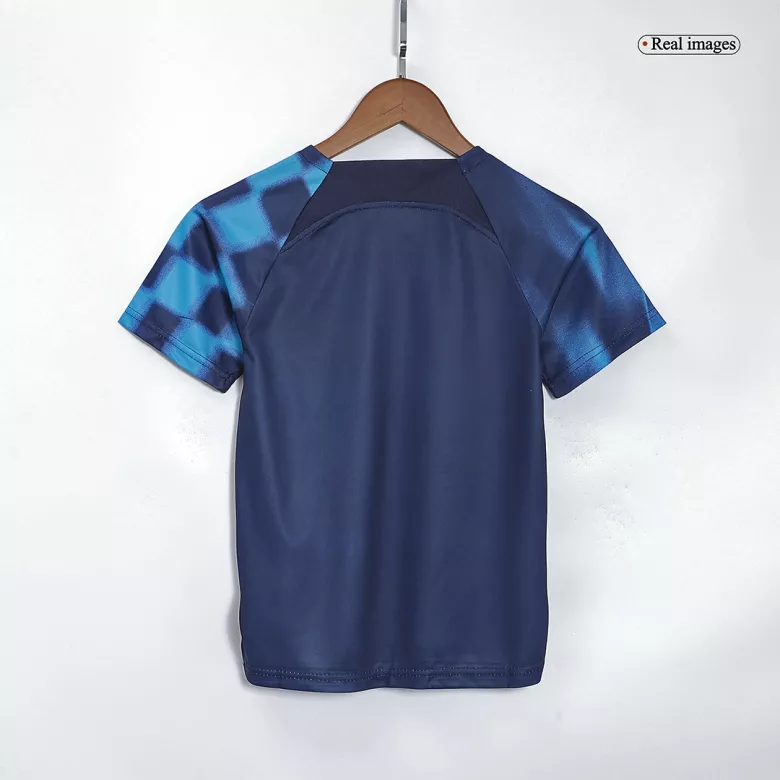 Croatia Away World Cup Kids Jerseys Kit 2022 - vstockx