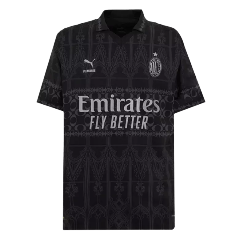 AC Milan X Pleasures Fourth Away Authentic Soccer Jersey 2023/24 - vstockx