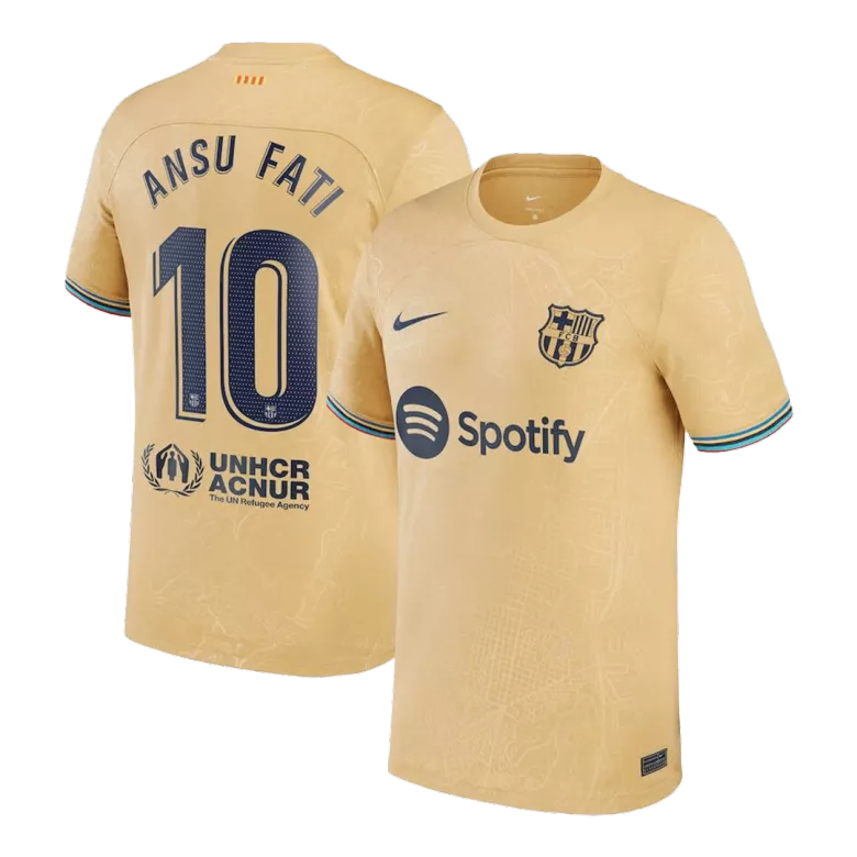 ANSU FATI #10 Barcelona Away Jersey 2022/23 - vstockx