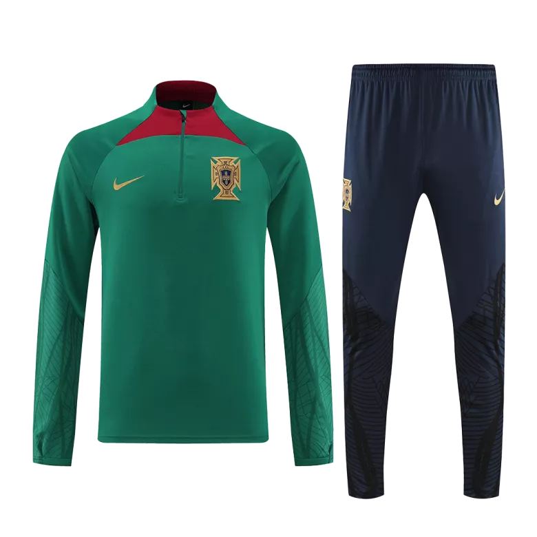 Portugal 1/4 Zip Tracksuit 2022 Green - vstockx