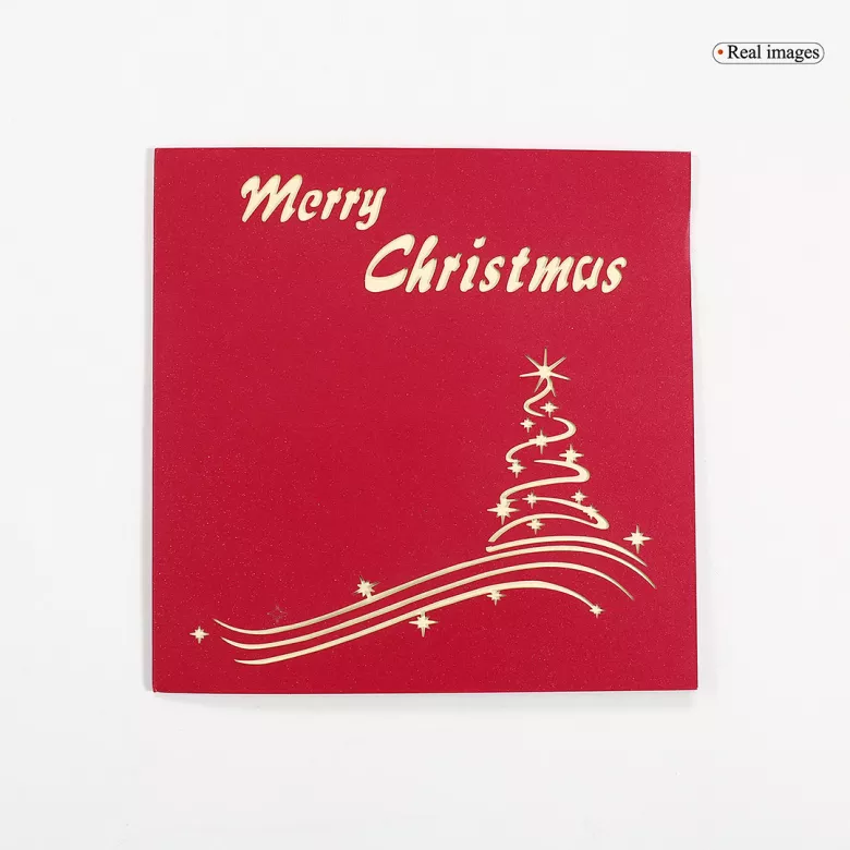 3D Pop Up Christmas Greeting Card (Christmas Tree) - vstockx