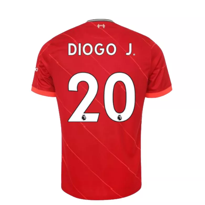 DIOGO J. #20 Liverpool Home Soccer Jersey 2021/22 - vstockx