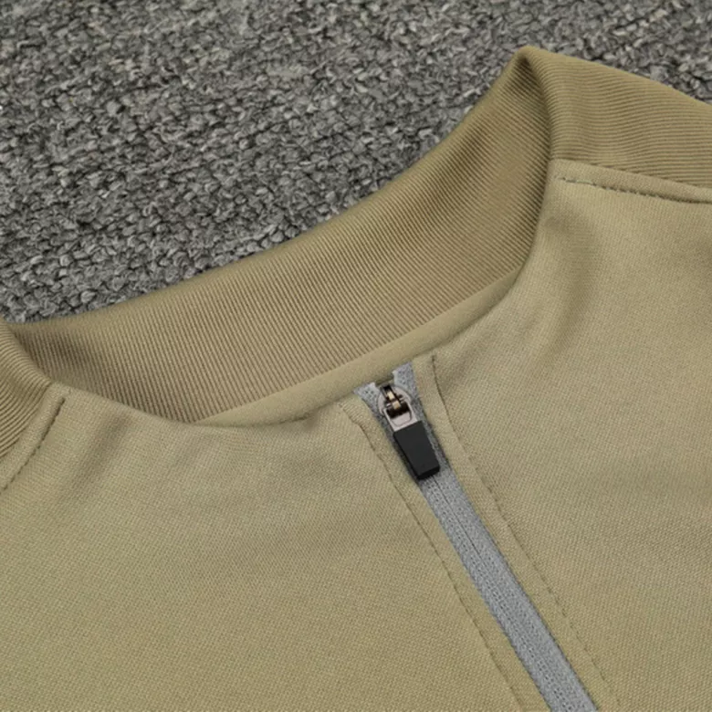 Liverpool 1/4 Zip Tracksuit 2021/22 khaki - vstockx