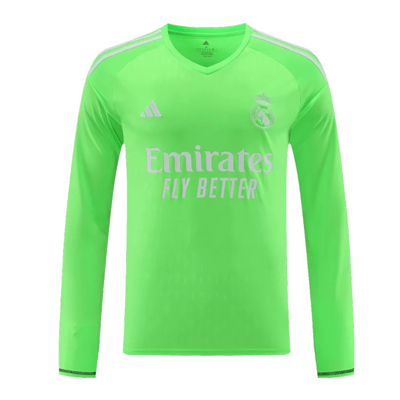 Real Madrid Goalkeeper Long Sleeve Soccer Jersey 2023/24 - vstockx