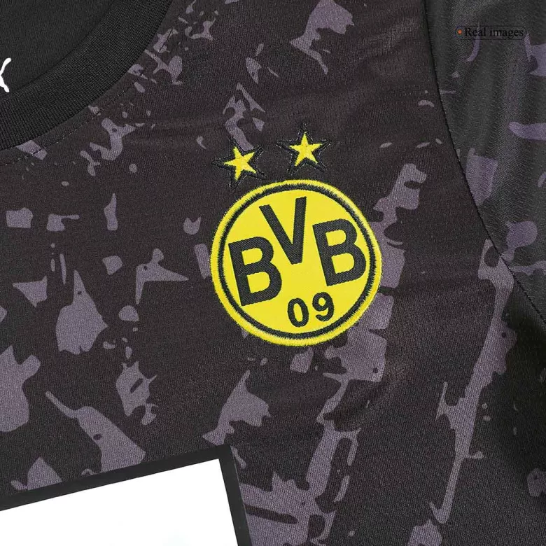 Borussia Dortmund Away Kids Soccer Jerseys Kit 2023/24 - vstockx