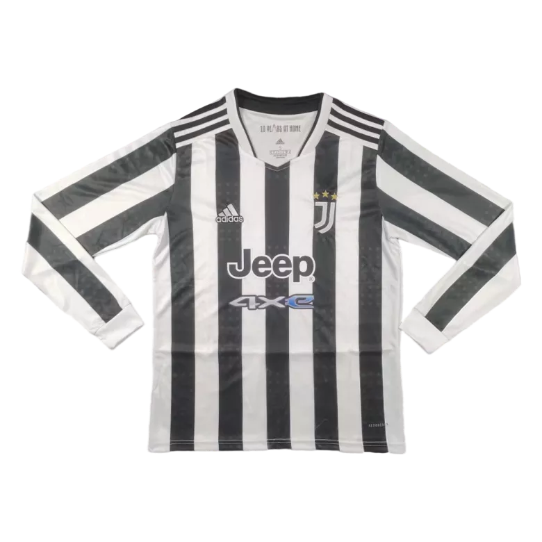 Juventus Home Long Sleeve Soccer Jersey 2021/22 - vstockx