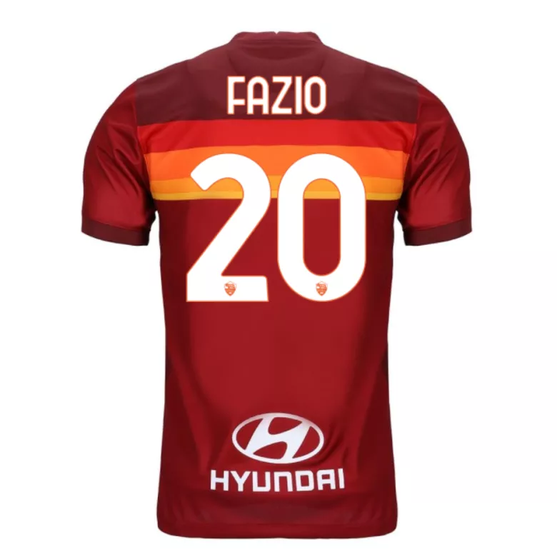 FAZIO #20 Roma Home Soccer Jersey 2020/21              �� - vstockx