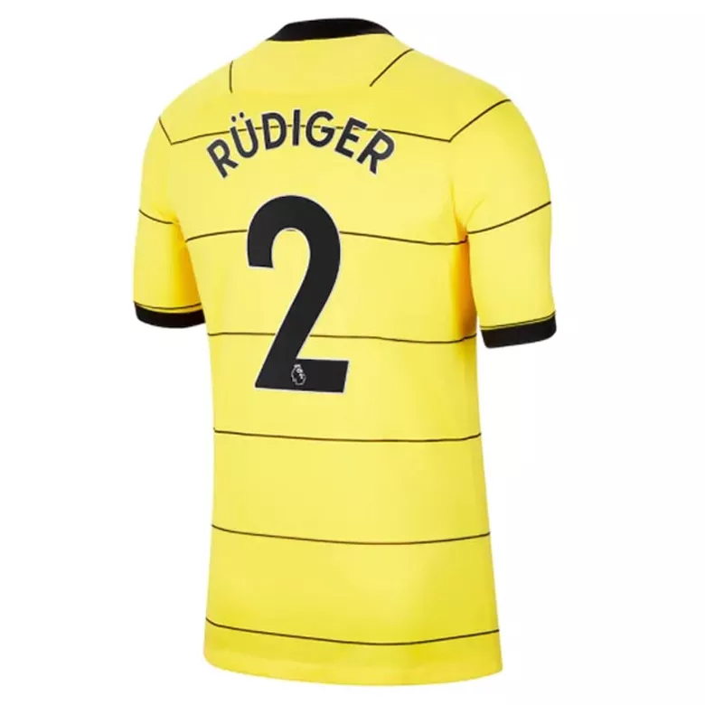 R��DIGER #2 Chelsea Away Soccer Jersey 2021/22 - vstockx
