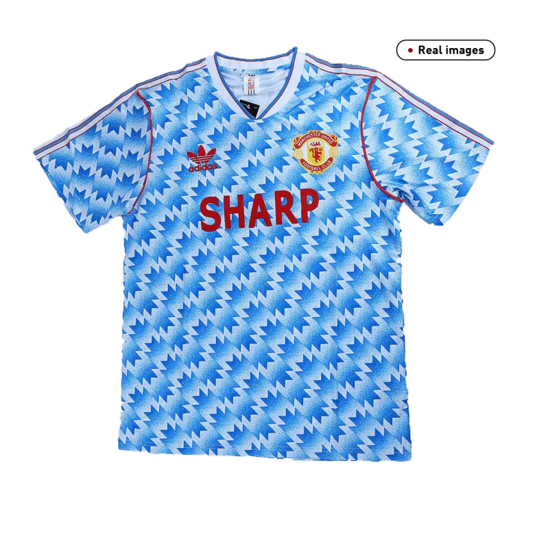 Vintage Soccer Jersey Manchester United Away 1990/92 - vstockx