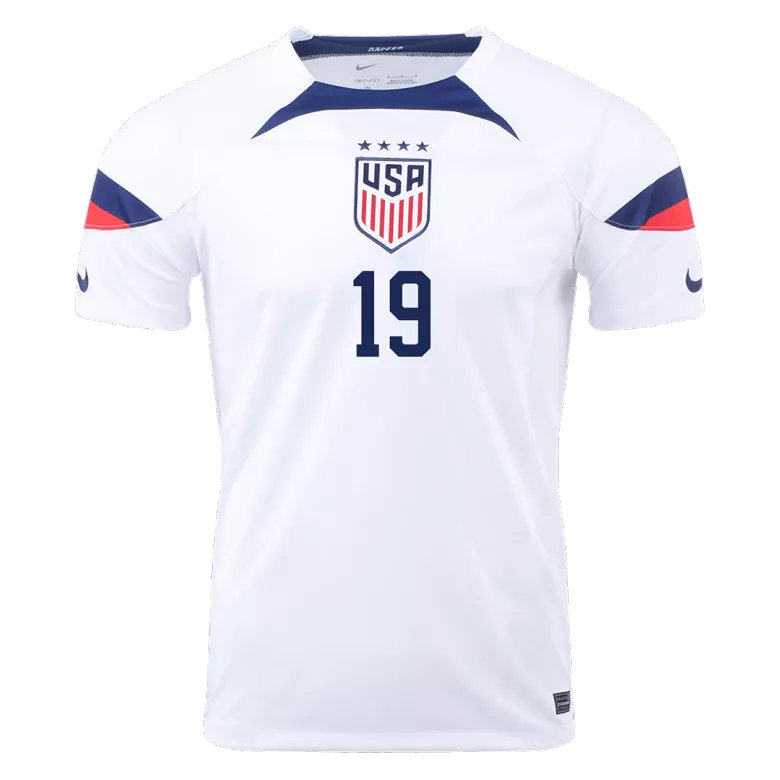 DUNN #19 USA Home Jersey World Cup 2022 - vstockx