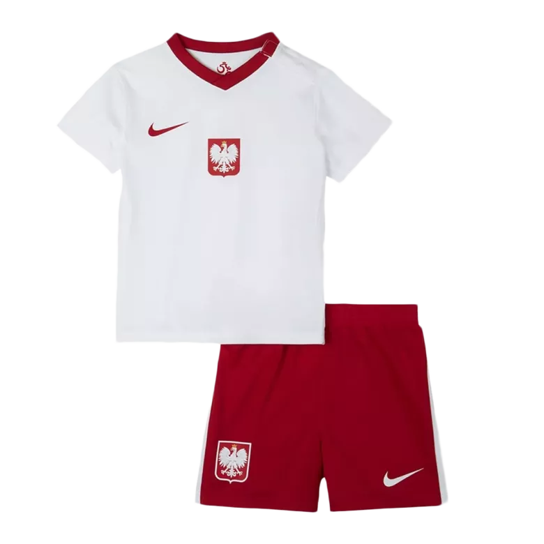 Poland Home Kids Soccer Jerseys Kit 2020 - vstockx