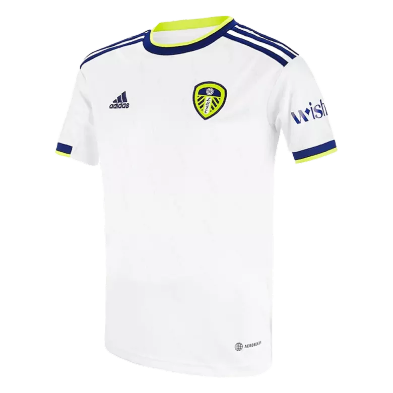 Leeds United Home Kids Jerseys Kit 2022/23 - vstockx