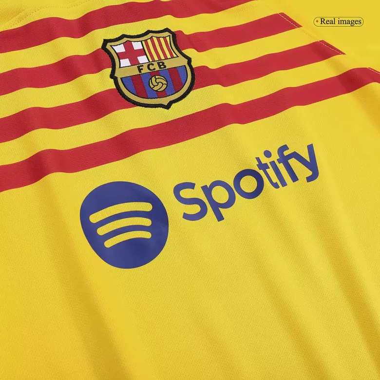 Barcelona Fourth Away Kids Jerseys Kit 2022/23 - vstockx