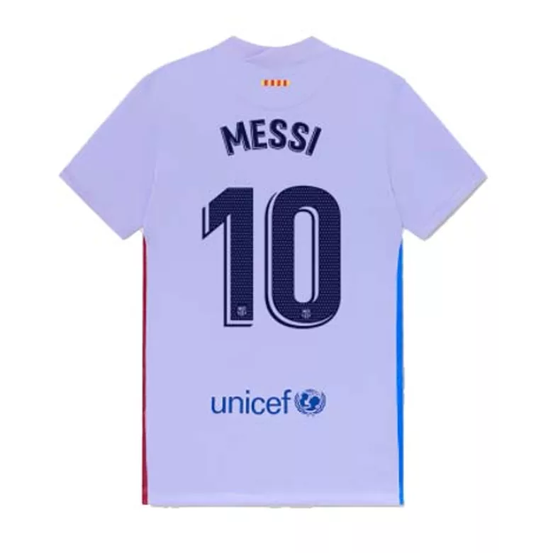 MESSI #10 Barcelona Away Soccer Jersey 2021/22 - vstockx