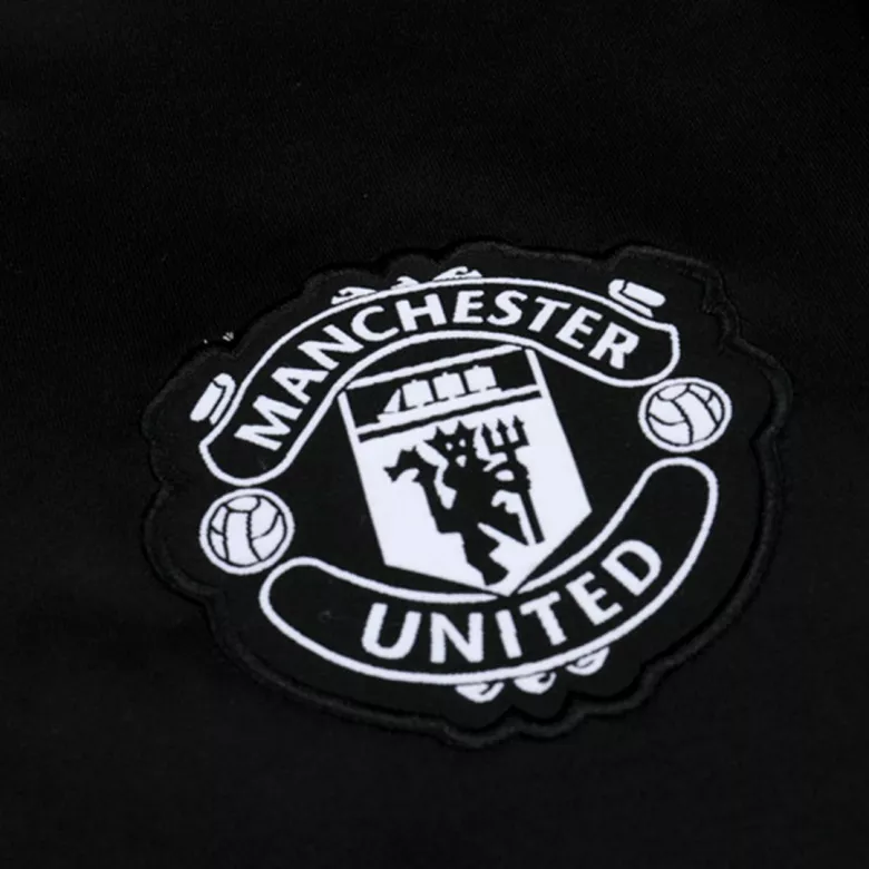 Manchester United 1/4 Zip Tracksuit 2021/22 Black - vstockx