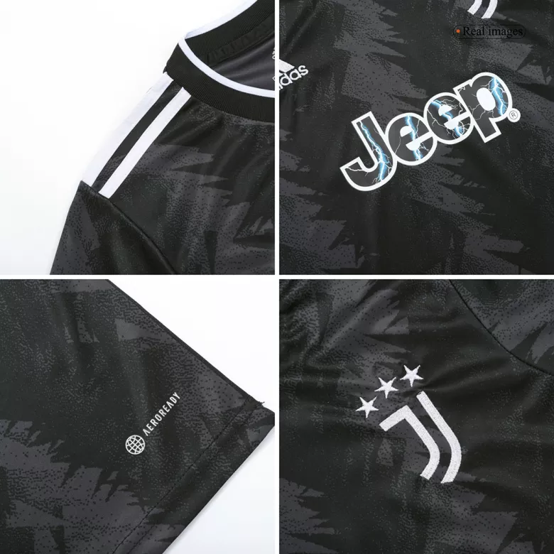 Juventus Away Kids Soccer Jerseys Kit 2022/23 - vstockx