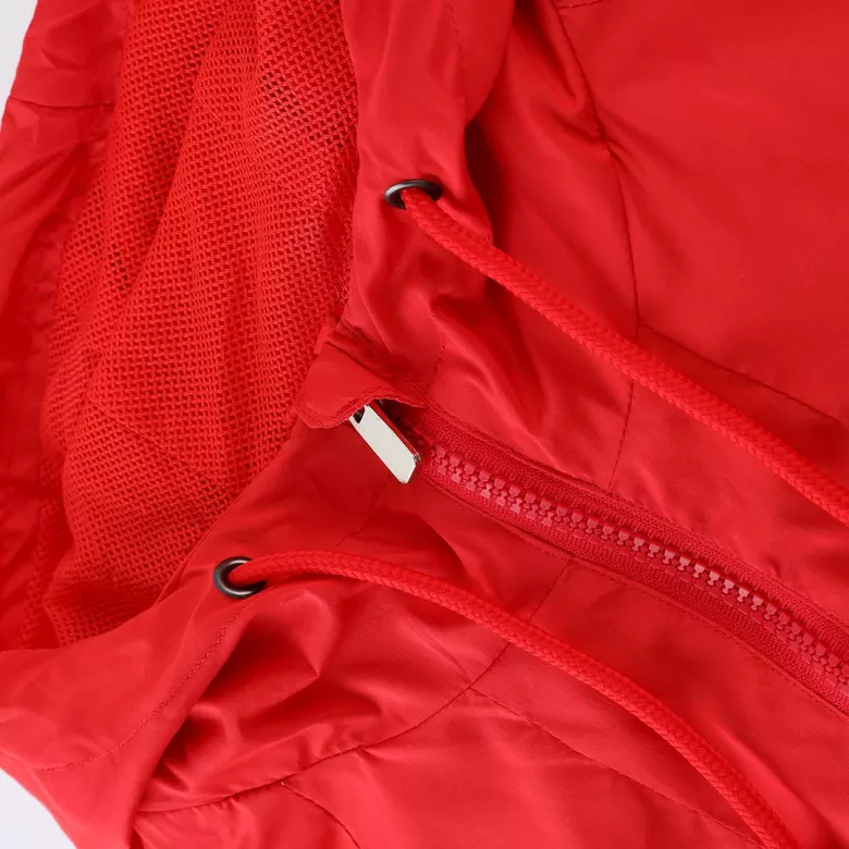 Atletico Madrid Hoodie Windbreaker Jacket 2022/23 - Red&White - vstockx