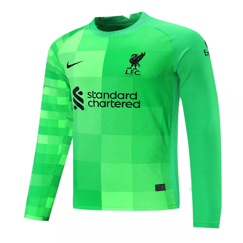 Liverpool Goalkeeper Long Sleeve Jerseys Kit 2021/22 - vstockx