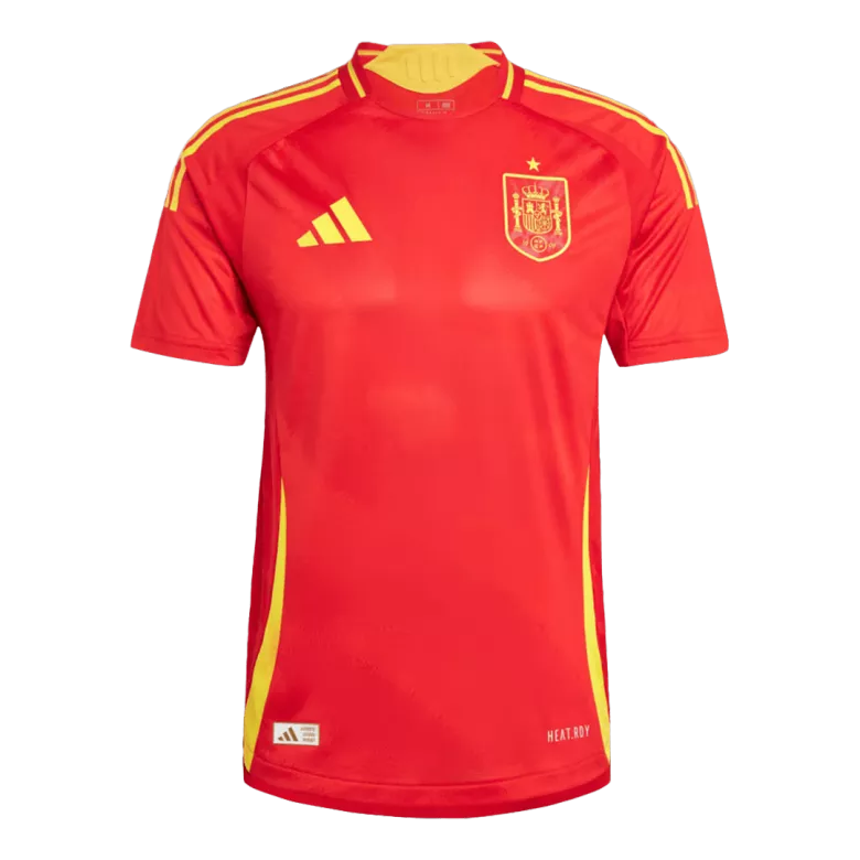 Spain Home Authentic Soccer Jersey EURO 2024 - vstockx