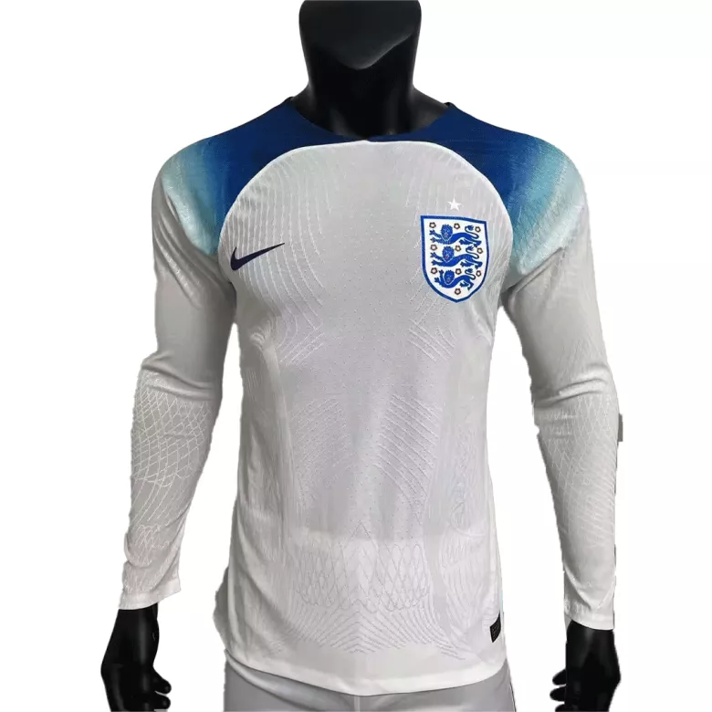 Authentic England Home Long Sleeve Soccer Jersey 2022 - vstockx