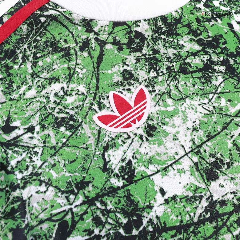 Manchester United X Stone Roses Pre-Match Soccer Jersey 2023/24 Green - vstockx