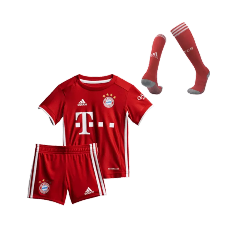 Bayern Munich Home Kids Soccer Jerseys Kit 2020/21 - vstockx