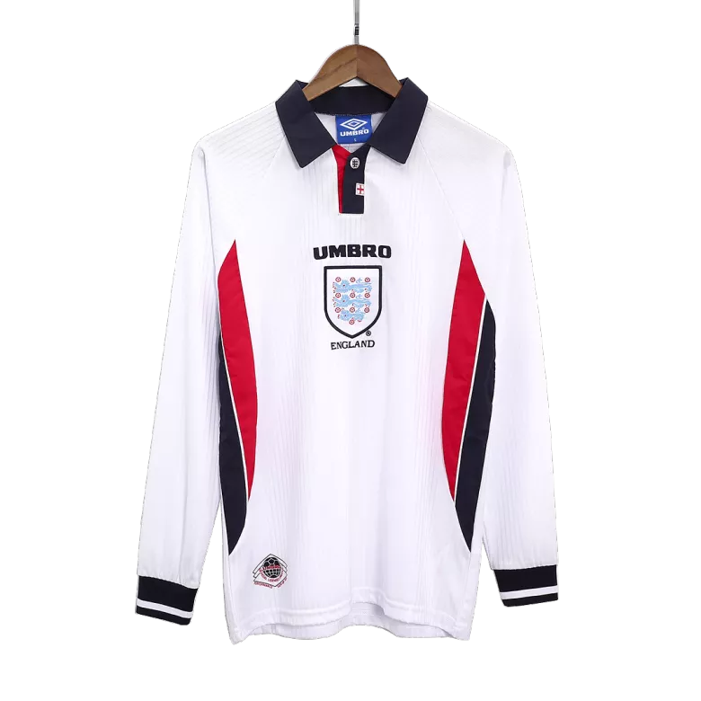 Vintage Soccer Jersey England Home Long Sleeve 1998 - vstockx
