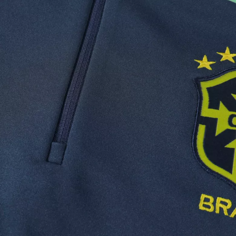 Brazil 1/4 Zip Tracksuit 2023 Navy - vstockx