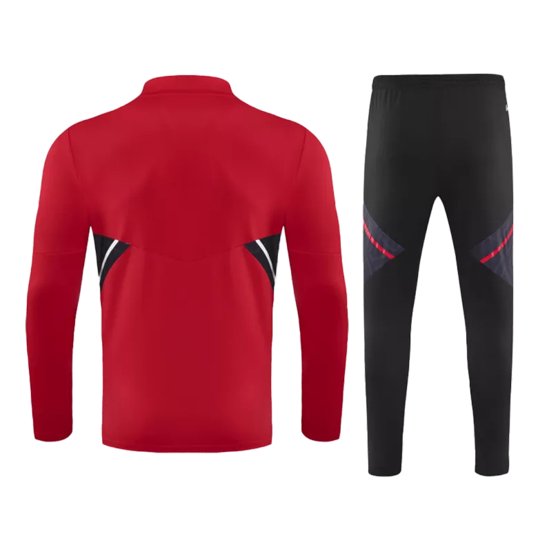 Manchester United 1/4 Zip Tracksuit 2022/23 Red - vstockx