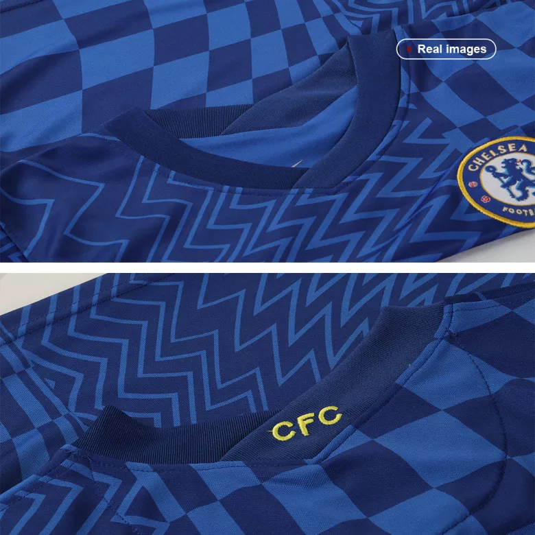 Chelsea Home Kids Soccer Jerseys Full Kit 2021/22 - vstockx