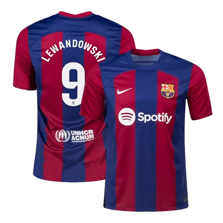 LEWANDOWSKI #9 Barcelona Home Jersey 2023/24 - vstockx
