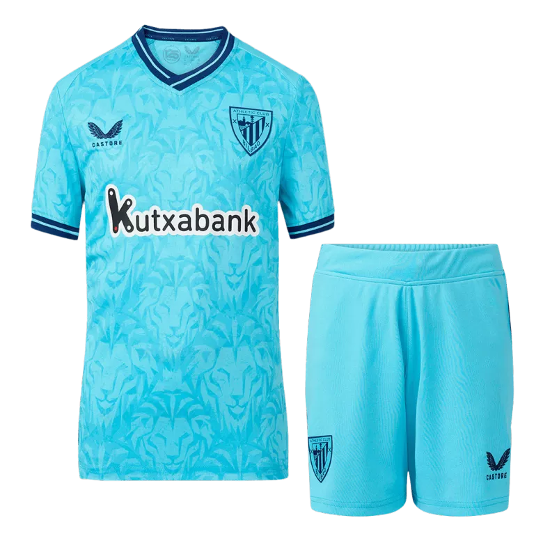 Athletic Club de Bilbao Away Kids Soccer Jerseys Kit 2023/24 - vstockx