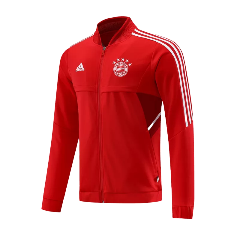 Bayern Munich Jacket Tracksuit 2022/23 Red - vstockx