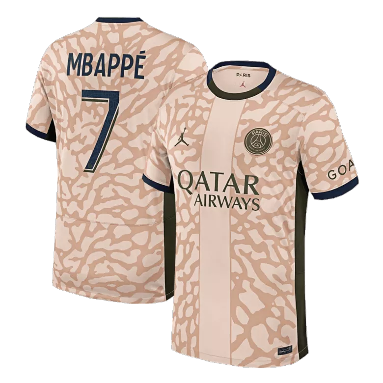 MBAPP�� #7 PSG Fourth Away Soccer Jersey 2023/24 - vstockx