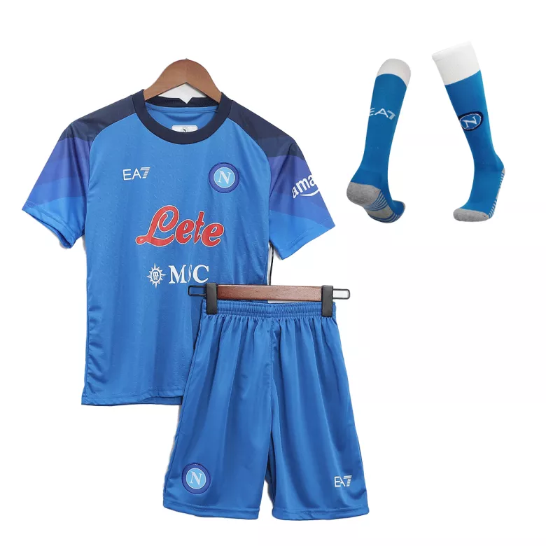 Napoli Home Kids Jerseys Full Kit 2022/23 - vstockx