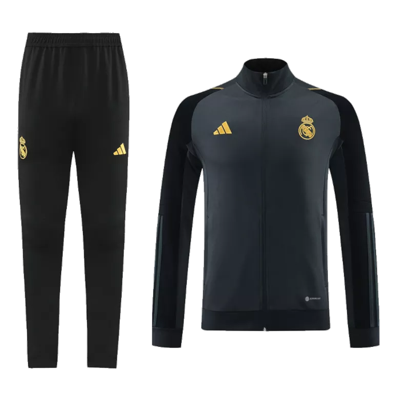 Real Madrid Tracksuit 2023/24 Gray - vstockx