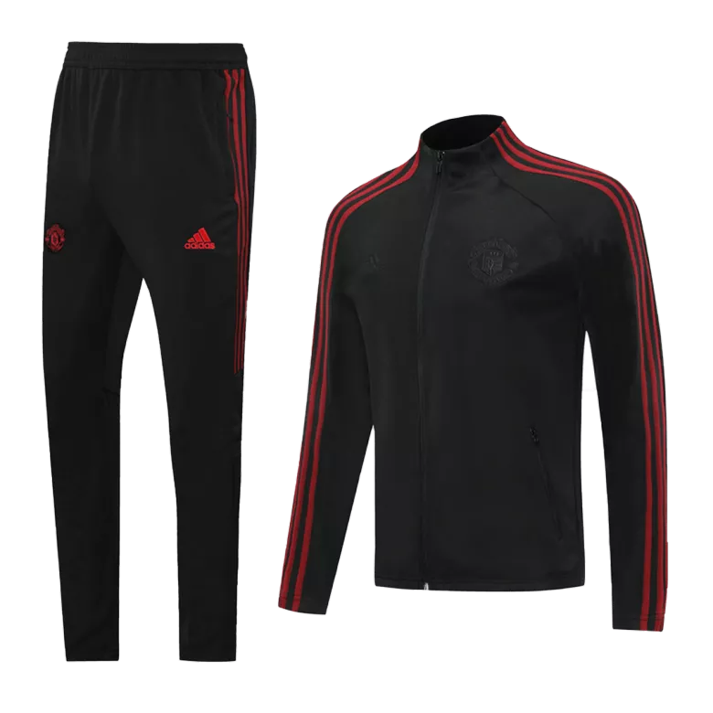 Manchester United Tracksuit 2020/21 Black&Red - vstockx