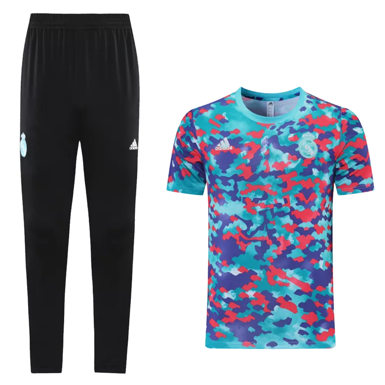 Real Madrid Tracksuit 2021/22 Red&Blue - vstockx