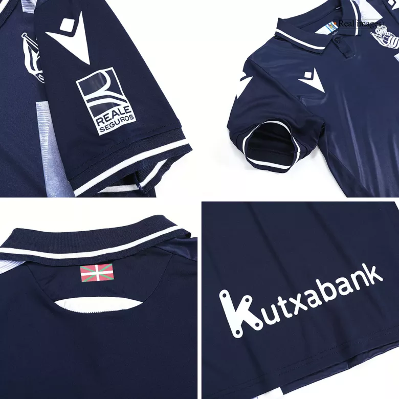 Real Sociedad Away Kids Soccer Jerseys Kit 2023/24 - vstockx