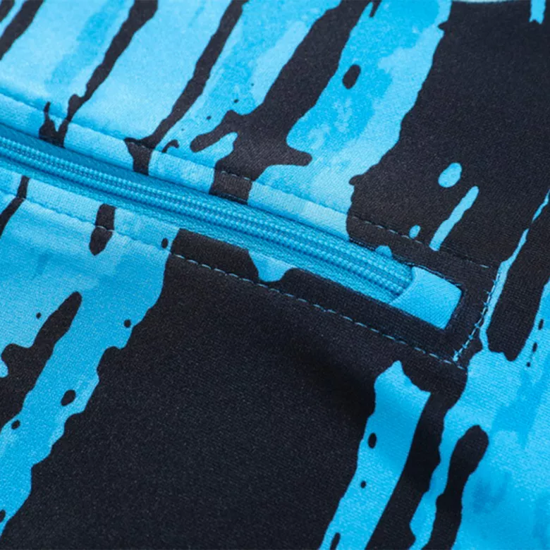 Al Nassr 1/4 Zip Tracksuit 2023 Kids Blue - vstockx