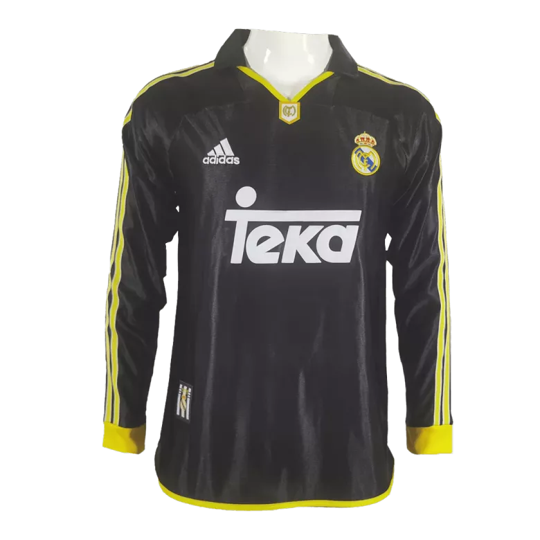Vintage Soccer Jersey Real Madrid Away Long Sleeve 99/01 - vstockx