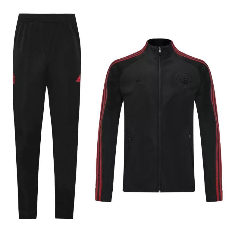 Manchester United Tracksuit 2020/21 Black&Red - vstockx