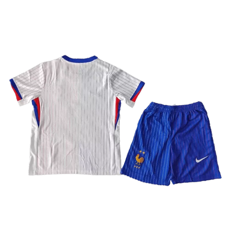 France Away Kids Soccer Jerseys Kit EURO 2024 - vstockx